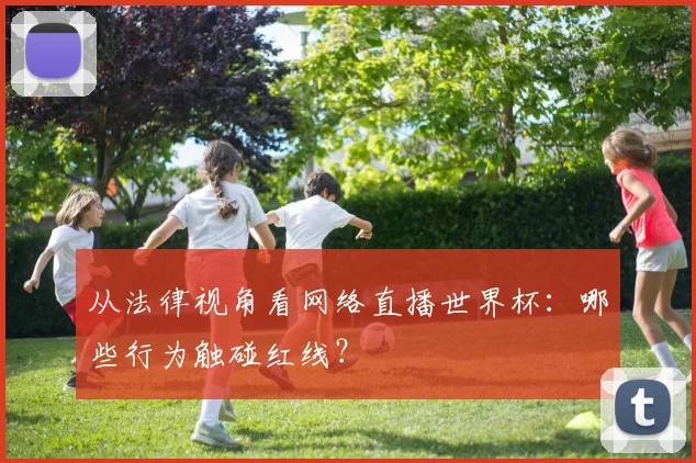 从法律视角看网络直播世界杯：哪些行为触碰红线？