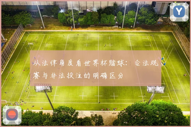 从法律角度看世界杯赌球：合法观赛与非法投注的明确区分